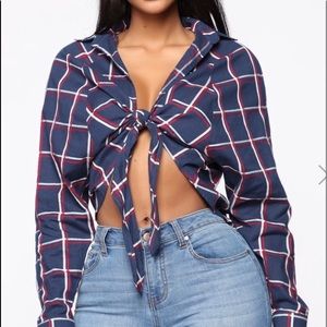 Plaid Crop Top